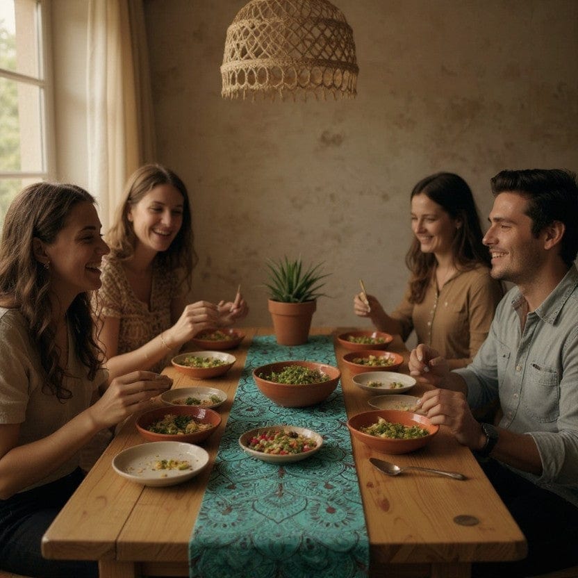 Chemin De Table Vert Emeraude 